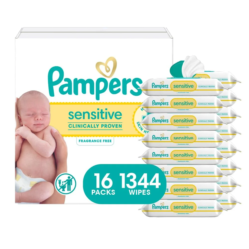 Wipes Travel Pack Pampers Sensitive wipes multipack with travel-size packs